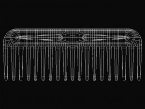 Hair Comb 3D Model