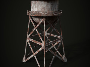Watertower Model 3D
