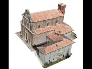 Lequio Tanaro Church 3D Model