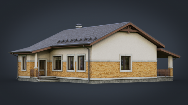 House Modèle 3D .c4d .max .obj .3ds .fbx .stl .blend 