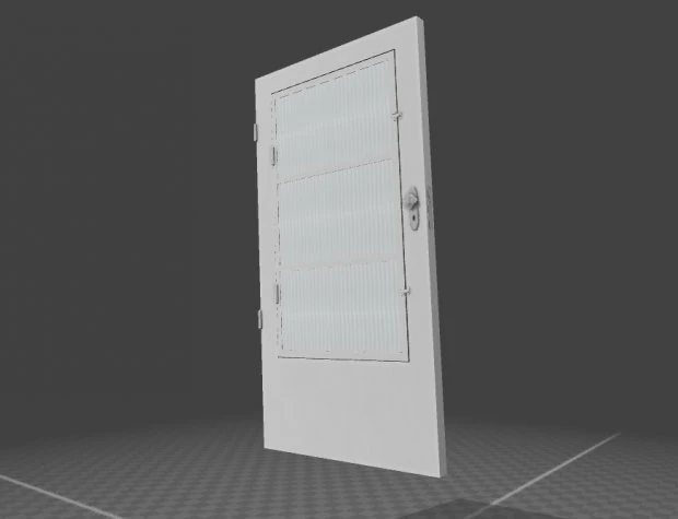 Door 3D Model .c4d .max .obj .3ds .fbx .stl .blend 
