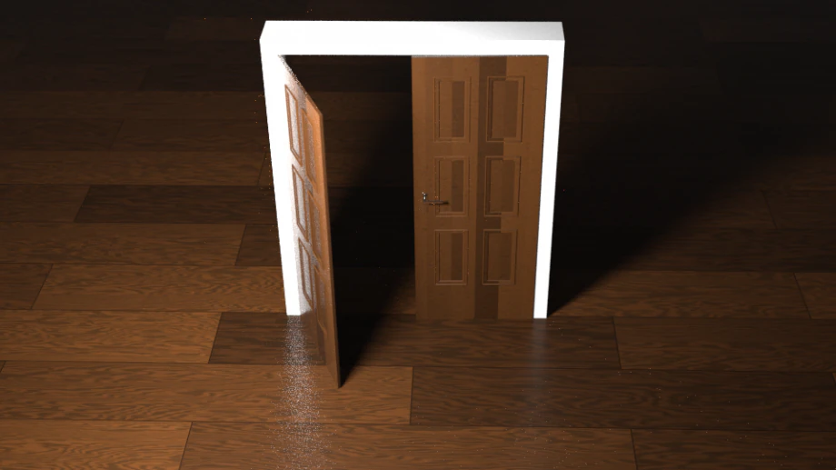 Door 3D Model .c4d .max .obj .3ds .fbx .stl .blend