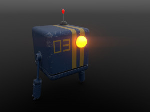 Floating Robot 3D Model