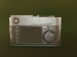 Leika m9 Silver low poly 3D 모델