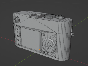 Leika m9 Silver low poly 3D 모델