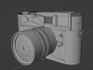 Leika m9 Silver low poly 3D 모델