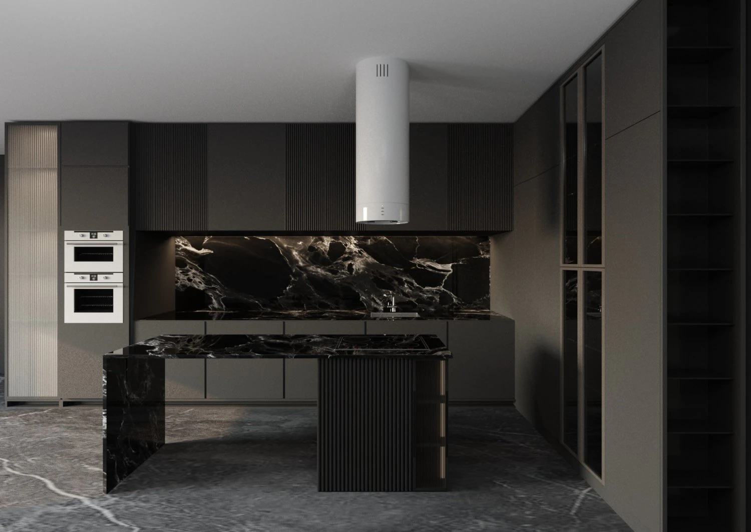 Kitchen furniture 3D Model .c4d .max .obj .3ds .fbx .stl .blend 