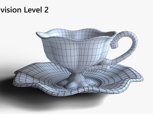 Antique Cup of Tea 3D Модель