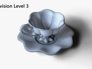 Antique Cup of Tea 3D Модель
