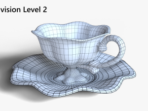 Antique Cup of Tea 3D Модель