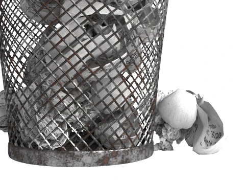 Papers Trash 3D Model