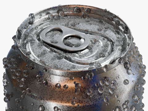 Realistic Condensation Can 3D Модель