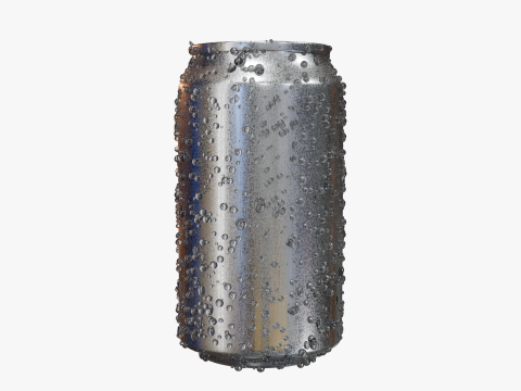 Realistic Condensation Can 3D Модель