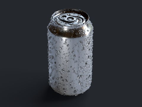 Realistic Condensation Can 3D Модель