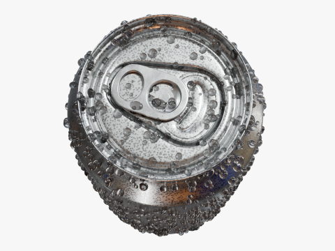 Realistic Condensation Can 3D Модель