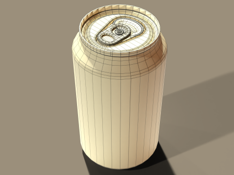Realistic Condensation Can 3D Модель