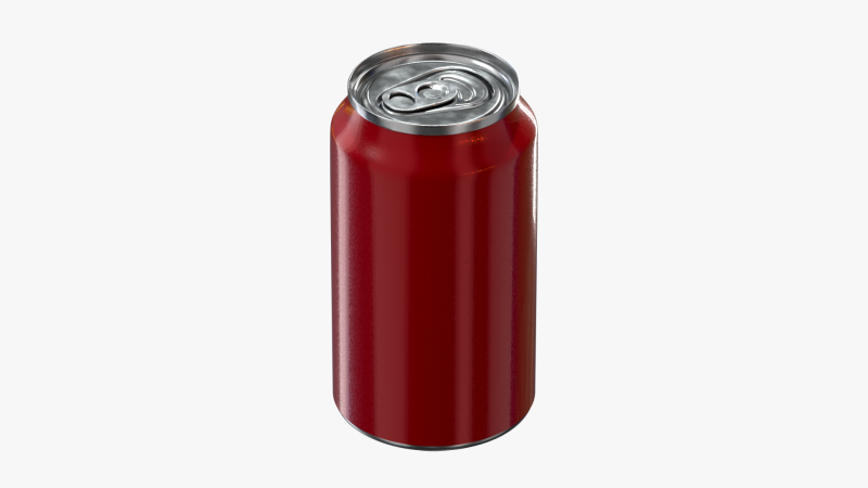 Standard Can Model 3D .c4d .max .obj .3ds .fbx .stl .blend 