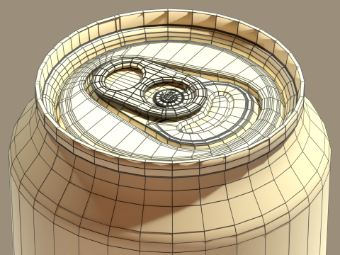 Standard Can Model 3D