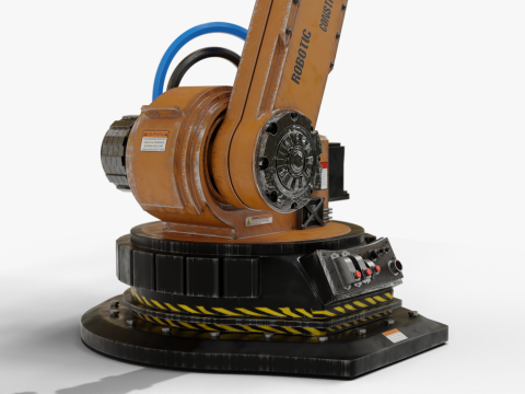 Robotic Arm Rigged 3D Model