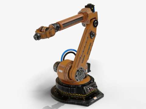 Robotic Arm Rigged 3D Model