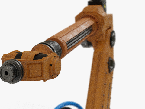 Robotic Arm Rigged 3D Model