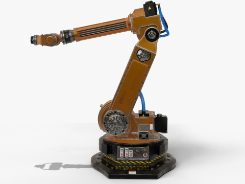 Robotic Arm Rigged 3D Model