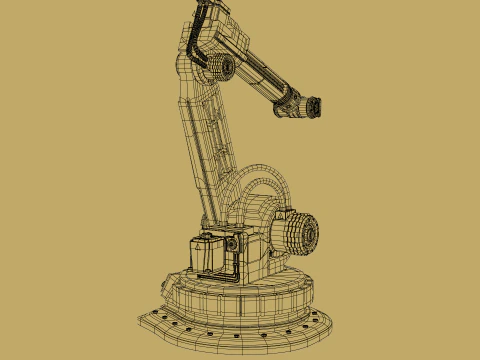 Robotic Arm Rigged 3D Model