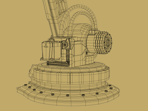 Robotic Arm Rigged 3D Model