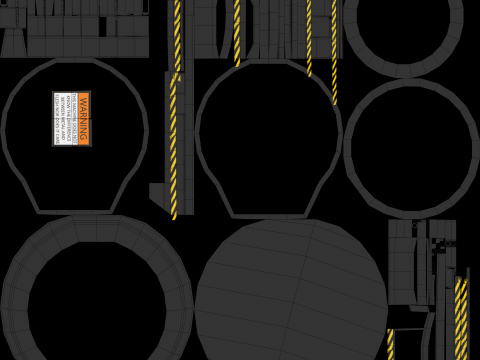 Robotic Arm Rigged 3D Model