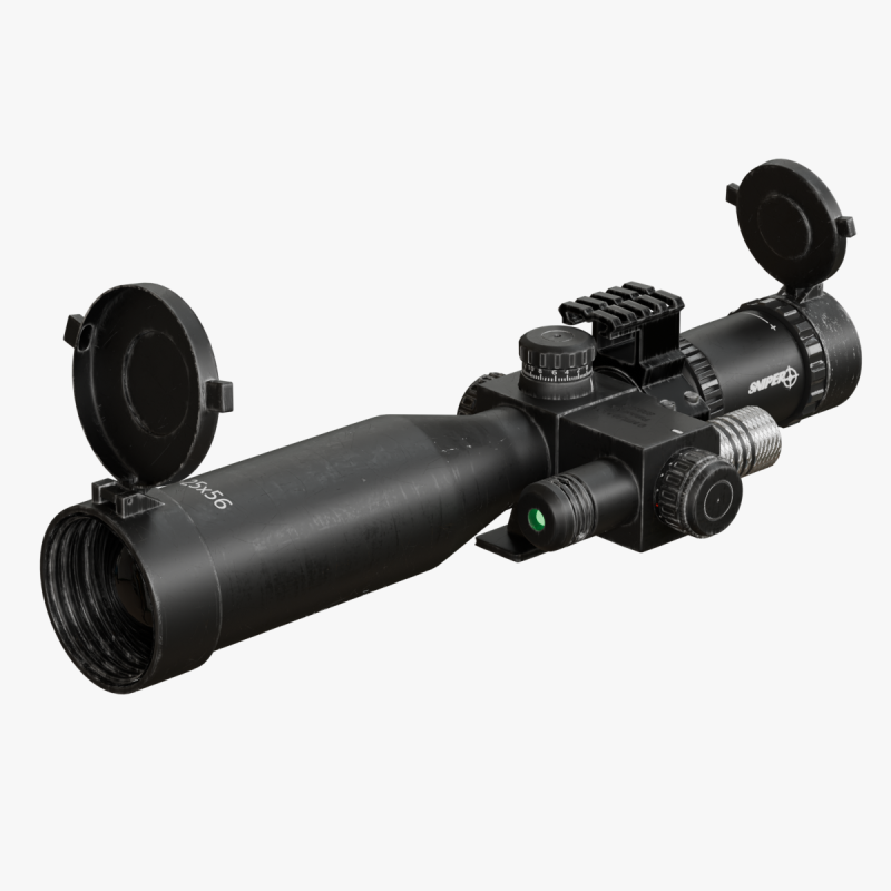 Optical Scope 3D Model .c4d .max .obj .3ds .fbx .stl .blend 