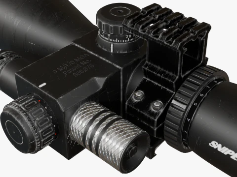 Ambito ottico Modello 3D