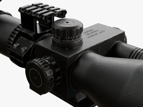 Optical Scope 3D Model