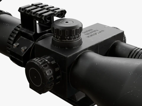 Ambito ottico Modello 3D