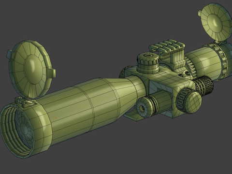 Optical Scope 3D Model
