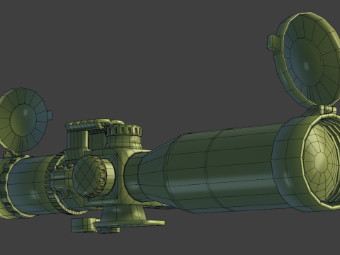 Optical Scope 3D Model