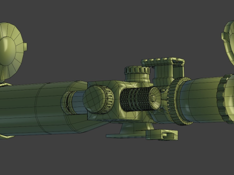Optical Scope 3D Model