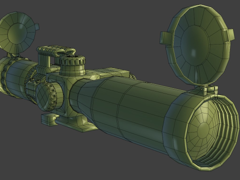 Optical Scope 3D Model