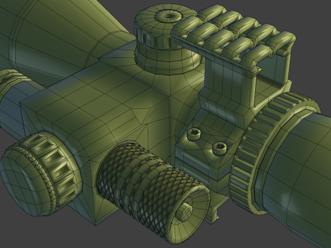 Optical Scope 3D Model
