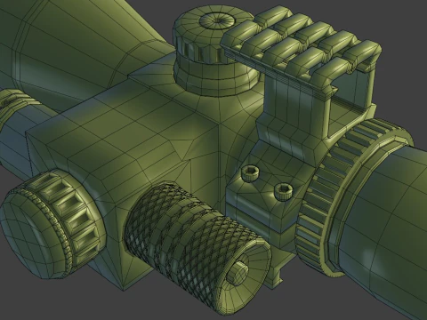 Ambito ottico Modello 3D