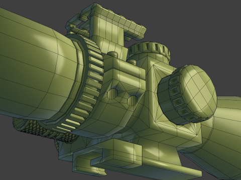 Optical Scope 3D Model