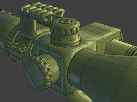 Ambito ottico Modello 3D