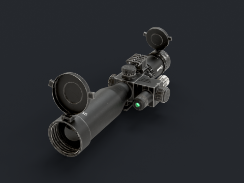Optical Scope 3D Model