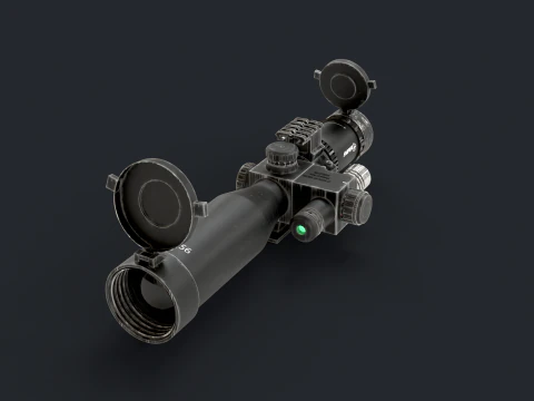 Ambito ottico Modello 3D