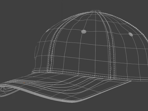 Baseball Cap 3D Model
