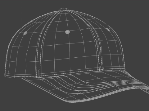 Baseball Cap Model 3D