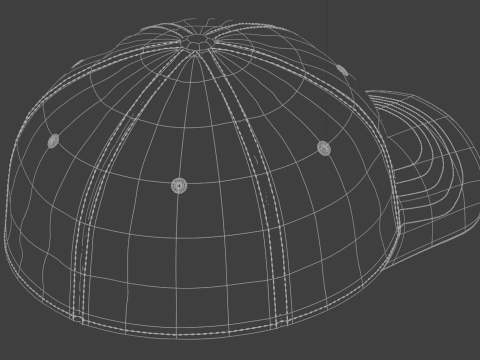 Baseball Cap Model 3D