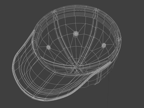 Baseball Cap Model 3D
