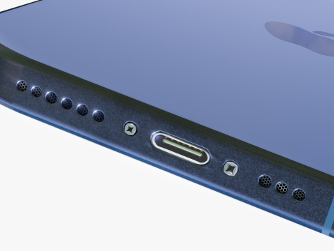 Apple iPhone 16 Ultramarine 3D Model