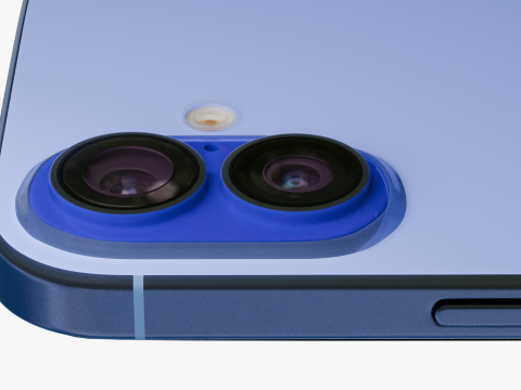 Apple iPhone 16 Ultramarine 3D Model