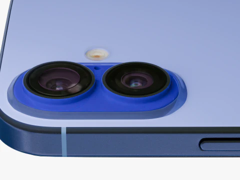 Apple iPhone 16 Ultramarine 3D Model